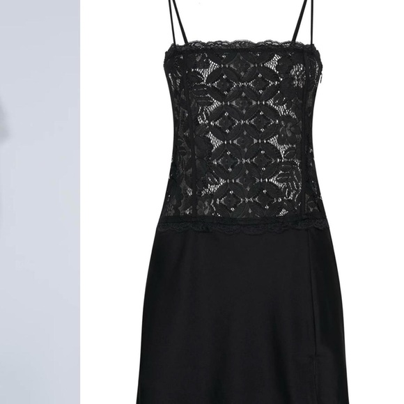 Meshki Size Medium Black Mini Dress - Picture 5 of 8